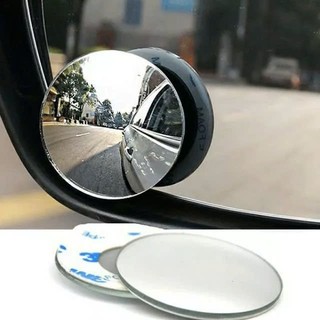 Set 2 Gương Chiếu Hậu Tròn Nhỏ Xoay 360 Độ Chống Điểm Mù Cho Xe Hơi - Gương ko viền 3R-057