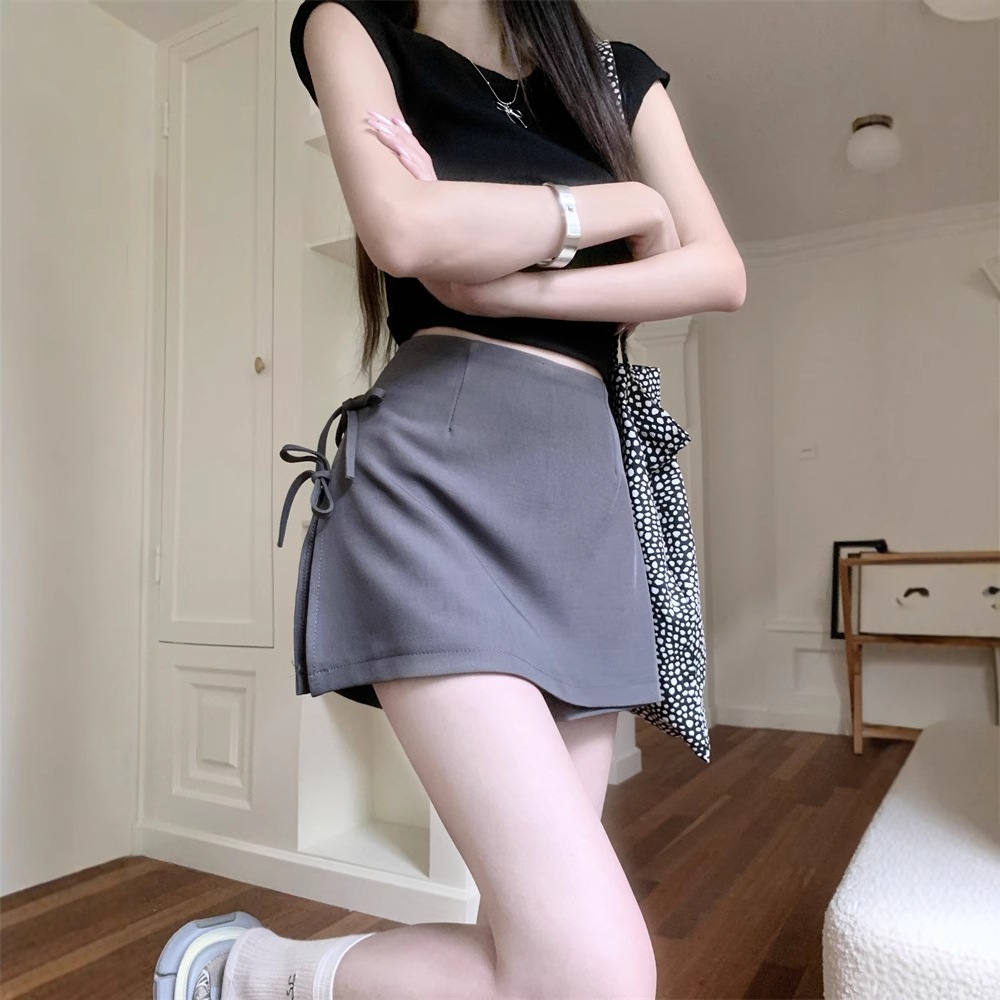 Quần Short Đùi form Váy Nữ Cạp Cao, Sooc Nữ 2 Lớp BIGSIZE, Vải Chéo Thái  Chuẩn Form