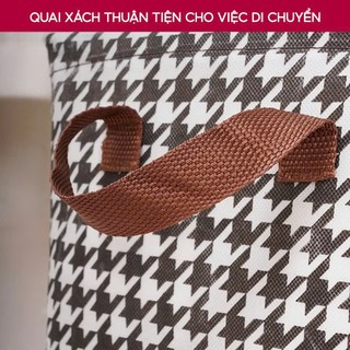 Hộp Đựng Đồ Giúp Sắp Xếp Đồ Gọn Gàng,Hộp Vải Chắc Chắn Tiện Lợi Cho Mọi Nhà - HỘP VẢI KHUNG SẮT CÓ ĐẾ LÓT CHỐNG ẨM