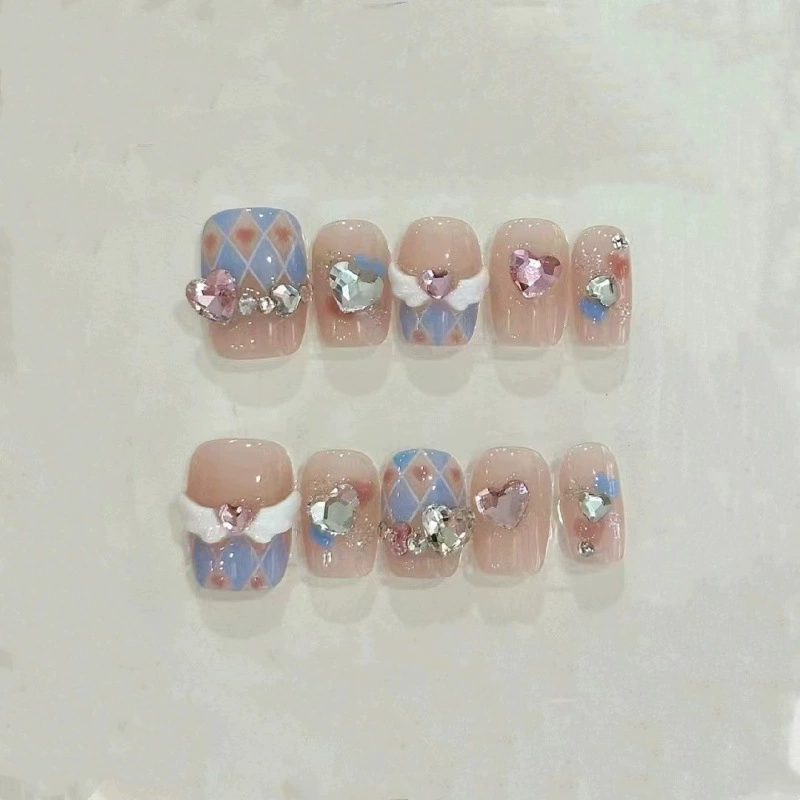 Móng tay giả, set 24 móng tay giả kèm keo có thể tái sử dụng làm đẹp cho nữ