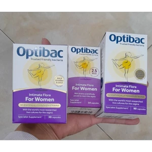MEN VI SINH OPTIBAC PROBIOTICS TÍM 14V, 30V và 90V