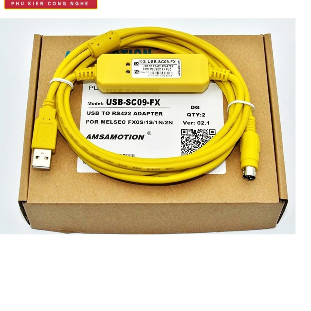 Cáp lập trình PLC Mitsubishi USB-SC09-FX - Cáp lập trình cao cấp ...