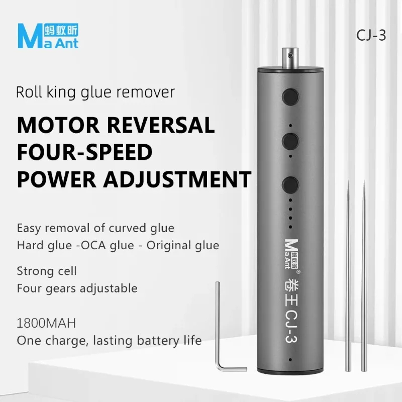 Máy cuốn keo vệ sinh keo màn hình, khung viền, pin và keo thừa sửa chữa điện thoại MAANT CJ-3