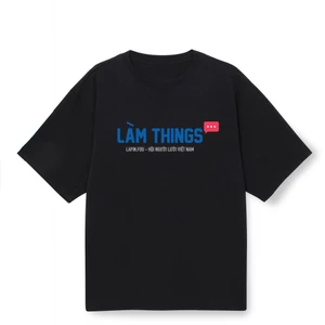 Áo thun nam nữ in chữ LÀM THINGS HỘI NGƯỜI LƯỜI VIỆT NAM chất liệu cotton thoáng mát phù hợp cho mùa hè TA263