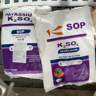 1kg Phân bón KALI K2SO4 (Kali trắng, kali sunfat) tăng độ ngọt cho trái, chống sượng trái (500g,1kg)