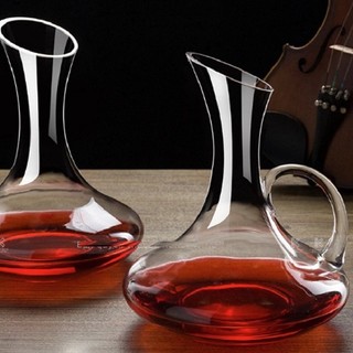Decanter, Bình thở rượu vang cao cấp, hàng đẹp, thuỷ tinh trong veo