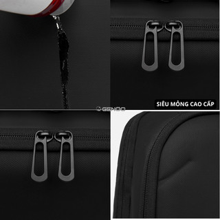 Balo Laptop Kiểu Dáng Ultra Slim Siêu Gọn, Form Công Nghệ 3D Cứng Cáp Với Chất Liệu Microfiber Chống Nước, Chống Xước