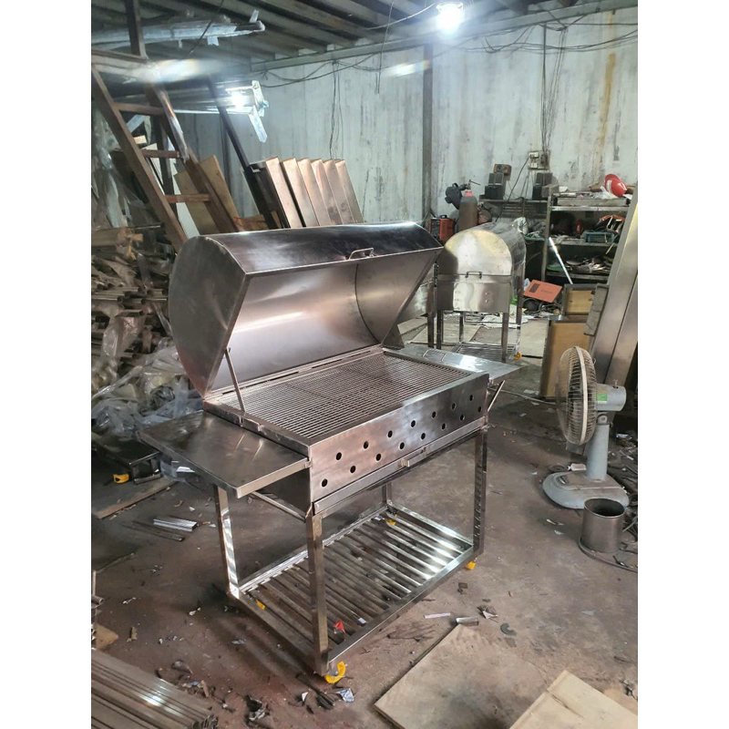 lò nướng inox 304 có nắp chụp đăm bảo chất lượng