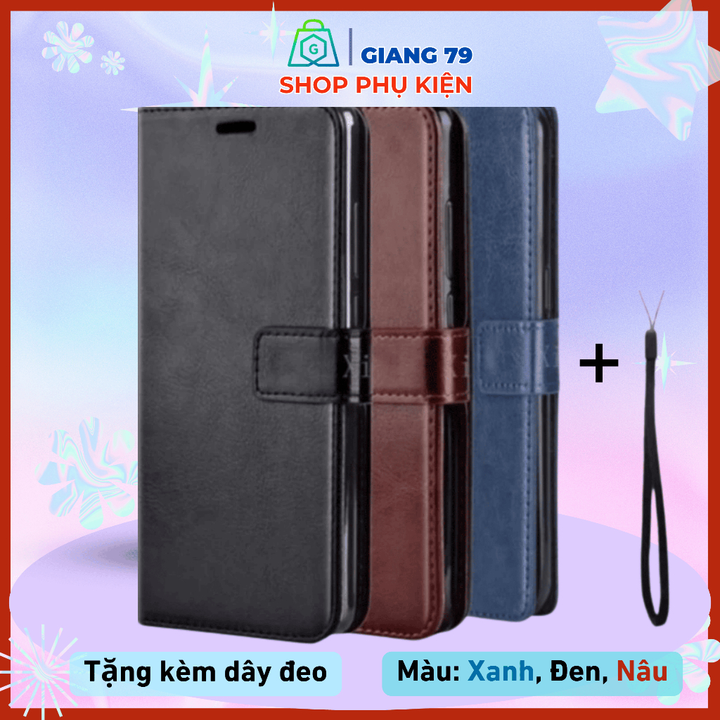 Ốp Lưng Bao Da Ví Gập SAMSUNG Các Đời Máy A/M. Hai Mặt, Khóa Nam Châm Chất Lượng Cao, Đẹp, Tiện Dụng