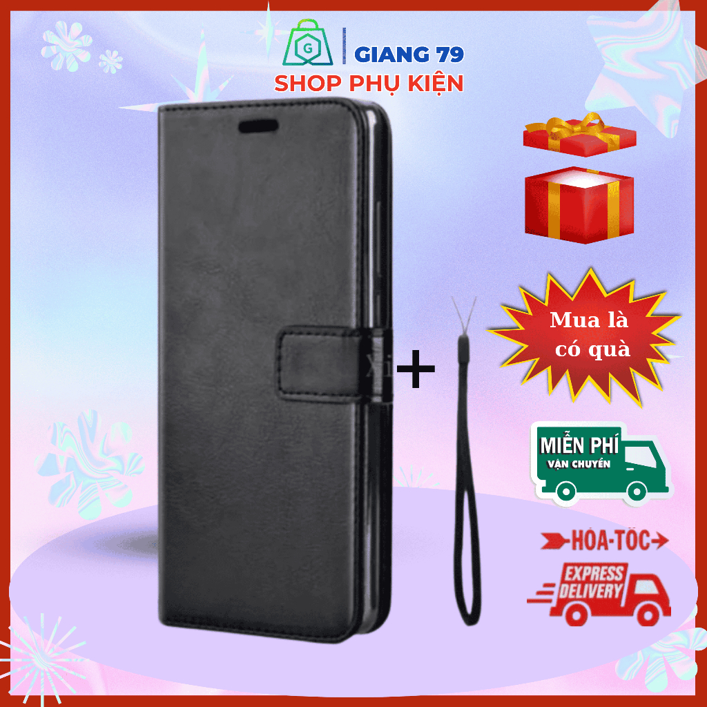 Ốp Lưng Bao Da Ví Gập SAMSUNG  Đời A/ S/ NoteĐủ Mã. Hai Mặt Chất Lượng Cao, Khóa Nam Châm, Đẹp Tiện Dụng