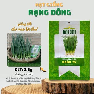 Hạt giống Hành Lá Rado 25 rau gia vị - Gói 2,5g