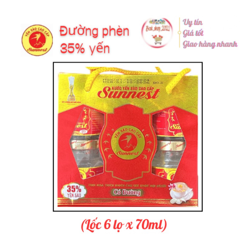 SUNNEST - Lốc yến sào cao cấp dành cho người lớn giúp tăng đề kháng ...