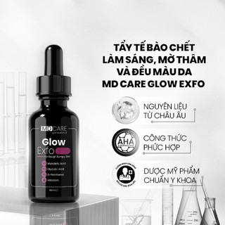 Tẩy tế bào chết MD CARE Glow Exfo (10ml/30ml)