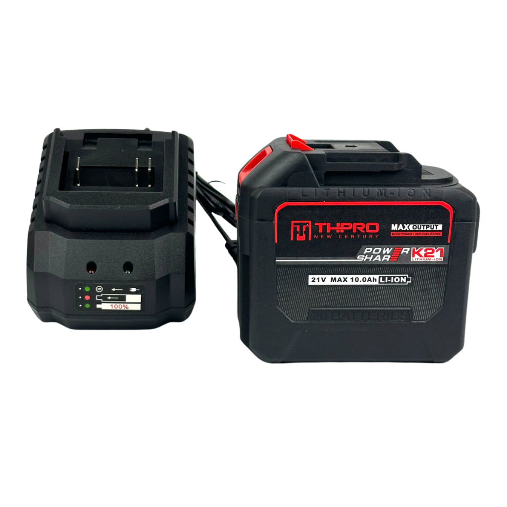 Combo Máy Khoan Pin THPRO TH7713 3 Chức Năng Đầu 13mm Autolock Động Cơ Không Chổi Than Chân Pin Phổ Thông Bộ Pin 20cell