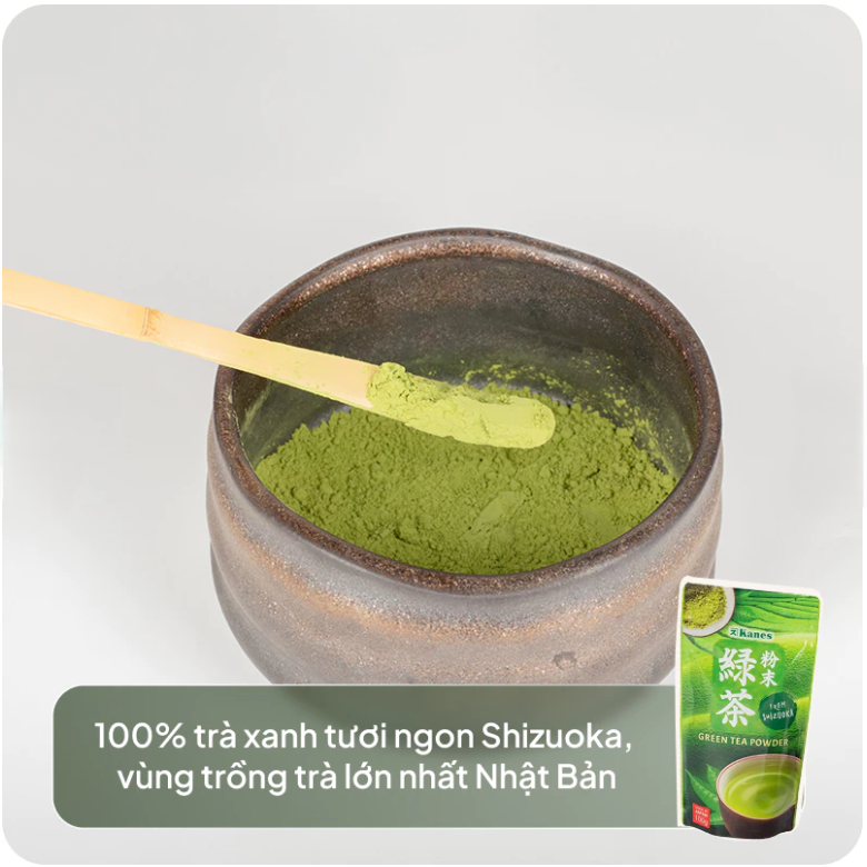 Bột trà xanh Green tea Nhật Bản Kanes 100g/300g