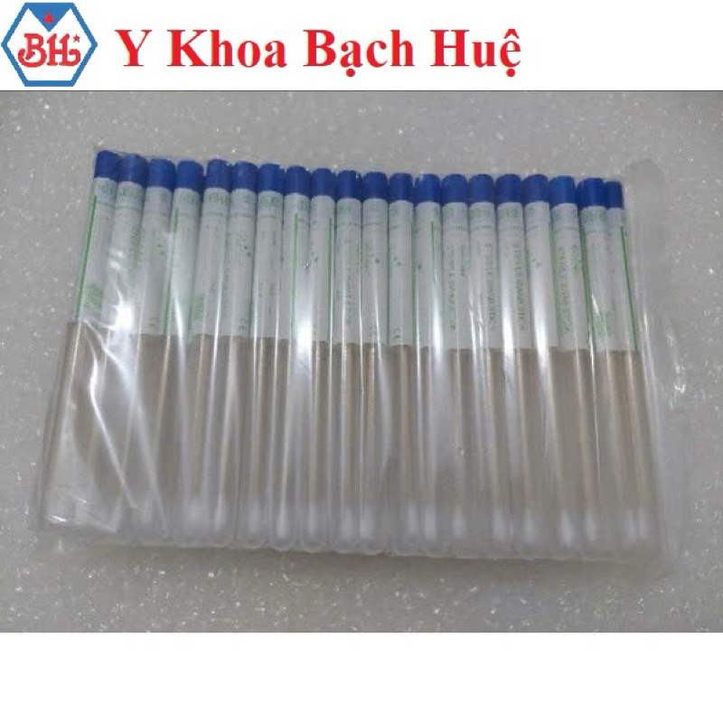 Bịch 100 Que gòn thân gổ lấy mẫu ,que lấy bệnh phẩm đóng gói đảm bảo vệ sinh và thuận tiện sử dụng.