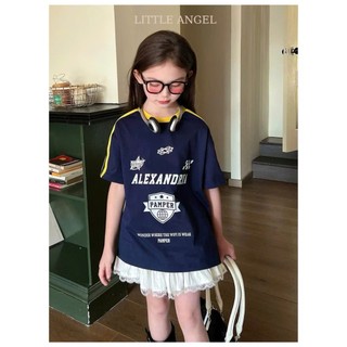 [B&G] Sét váy áo cotton phối chân váy ren mùa hè cho bé gái từ 12-45kg(2-12 tuổi)