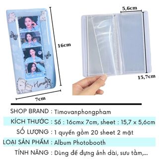 Collect Book Sổ Đựng Ảnh Album Photobooth Card Dài Độc Đáo Timo VPBL29