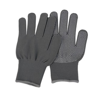 SET 100 ĐÔI Găng tay Lao động có hạt chống trượt màu đen xám - Bao Tay bảo hộ chống cắt an toàn