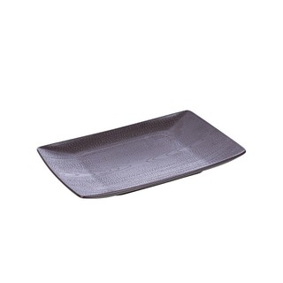 Đĩa chữ nhật  Vân Gỗ 4 cỡ nhựa phíp Melamine cho nhà hàng, quán lẩu, nướng đẹp