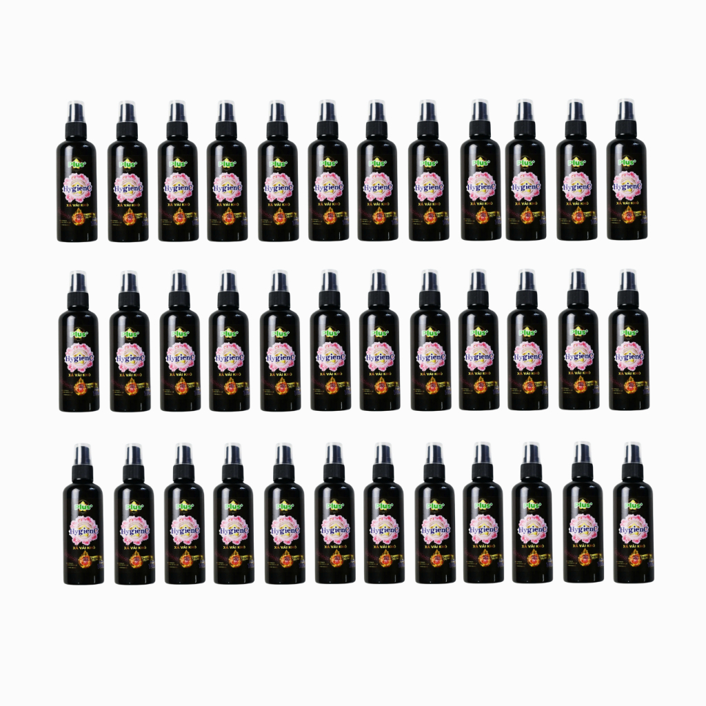 Ảnh Thùng 55 Chai Xịt Xả Vải HygienC Plus 100ml/Chai - Xịt Thơm Quần Áo Lưu Hương Tới 24H 3