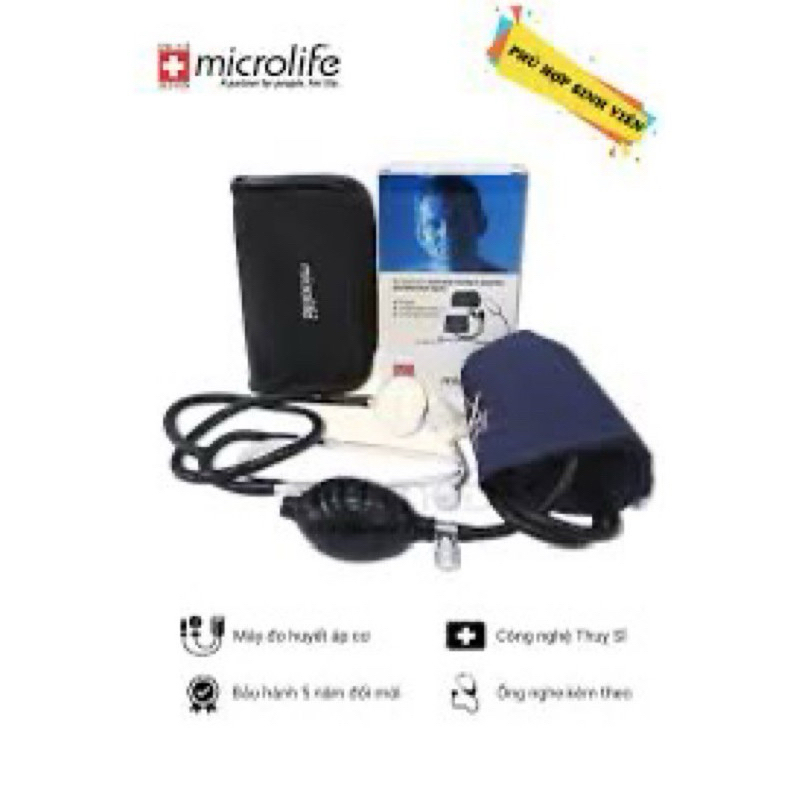 Máy đo huyết áp cơ Microlife AG1-20,Máy đo huyết áp cơ Microlife đo chính xác ,bền bỉ