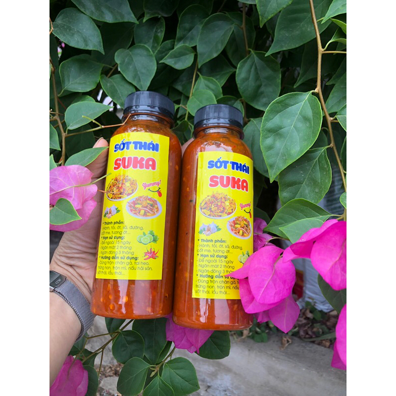 Nước Sốt Thái SUKA Chai 330ml | Trộn Chân Gà, Tai Heo, Hải Sản Thái, Chua Cay Đậm Đà, Siêu Ngon, Dễ Dùng Tại Nhà