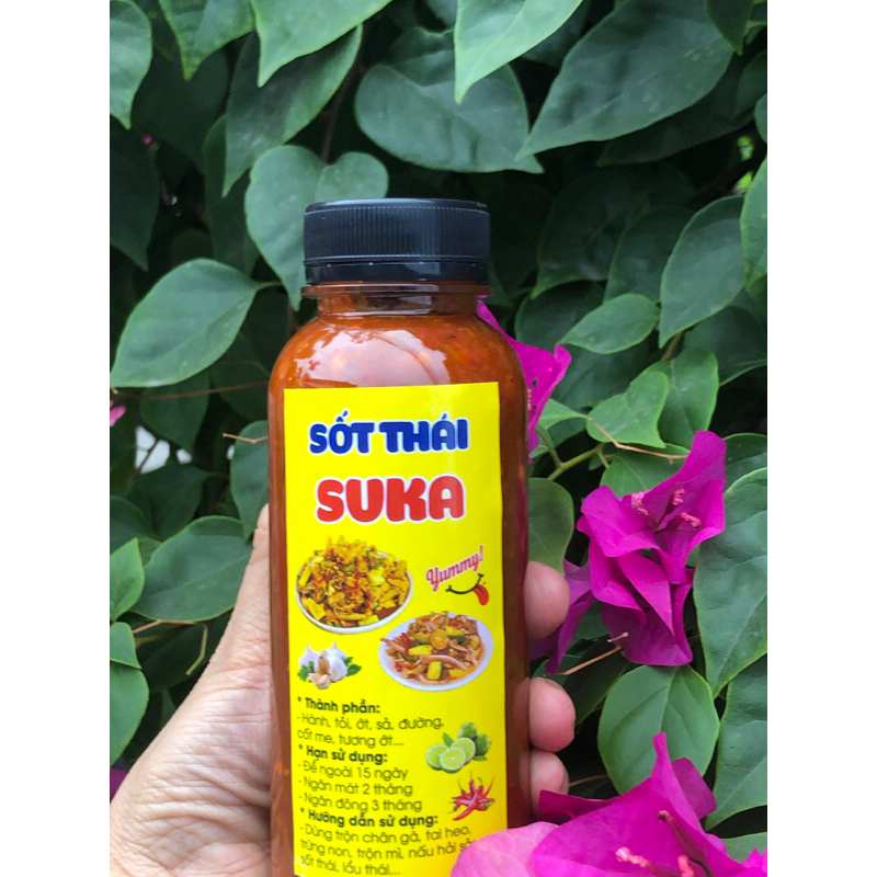Nước Sốt Thái SUKA Chai 330ml | Trộn Chân Gà, Tai Heo, Hải Sản Thái, Chua Cay Đậm Đà, Siêu Ngon, Dễ Dùng Tại Nhà