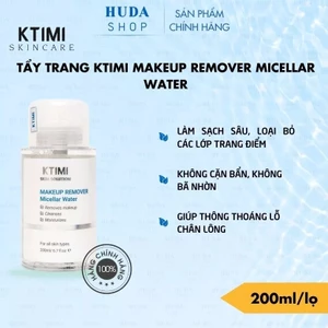 Nước tẩy trang dịu nhẹ cho mọi loại da KTIMI Makeup Remover Micellar Water