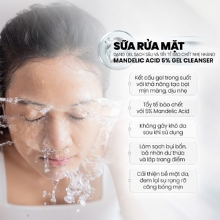 Gel rửa mặt MD CARE Mandelic 5% (30ml/200ml)