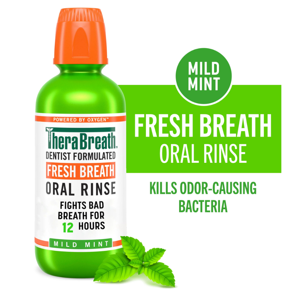 Ảnh Nước Súc Miệng TheraBreath Vị Bạc Hà Diệt Khuẩn Gây Hôi Miệng Hàng Đầu Mỹ 473ml 4