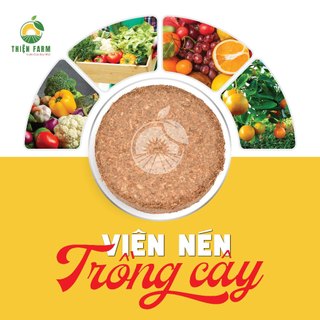 Viên nén trồng cây hữu cơ THIỆN FARM giàu dinh dưỡng, tiện lợi, trồng cây ăn trái rau hoa, nặng 500g