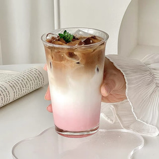 Cốc thuỷ tinh miệng loe [HOT] phong cách Hàn - Uống cafe, trà, nước ép, decoro decor quán cafe, nhà hàng
