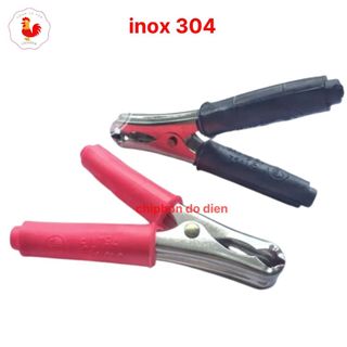 Kẹp bình inox 75A kẹp bình acquy các loại dài 10cm