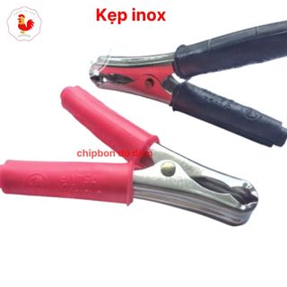 Kẹp bình inox 75A kẹp bình acquy các loại dài 10cm