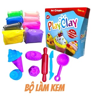 Bộ đồ chơi đất sét tự khô kèm khuôn tạo hình cho bé Toy