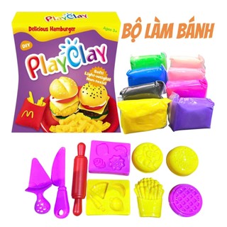 Bộ đồ chơi đất sét tự khô kèm khuôn tạo hình cho bé Toy