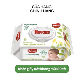 Khăn ướt Huggies không mùi,babycare, bobby (80 miếng/gói) - THảo NHi Kid