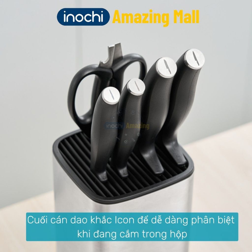 [MỚI VỀ] Bộ dao kéo nhà bếp Inochi Sakai Plain, chất liệu cao cấp thiết kế tinh tế sắc bén bền bỉ