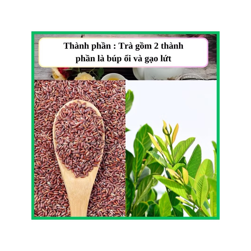 Ảnh Trà gạo lứt búp ổi Camifarm hỗ trợ giảm cân, thanh lọc cơ thể, mát gan, giảm mỡ máu, ngừa tiểu đường 2
