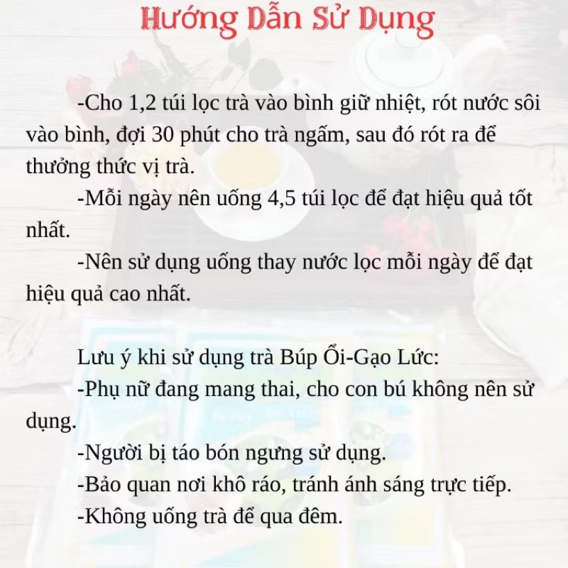 Ảnh Trà gạo lứt búp ổi Camifarm hỗ trợ giảm cân, thanh lọc cơ thể, mát gan, giảm mỡ máu, ngừa tiểu đường 3