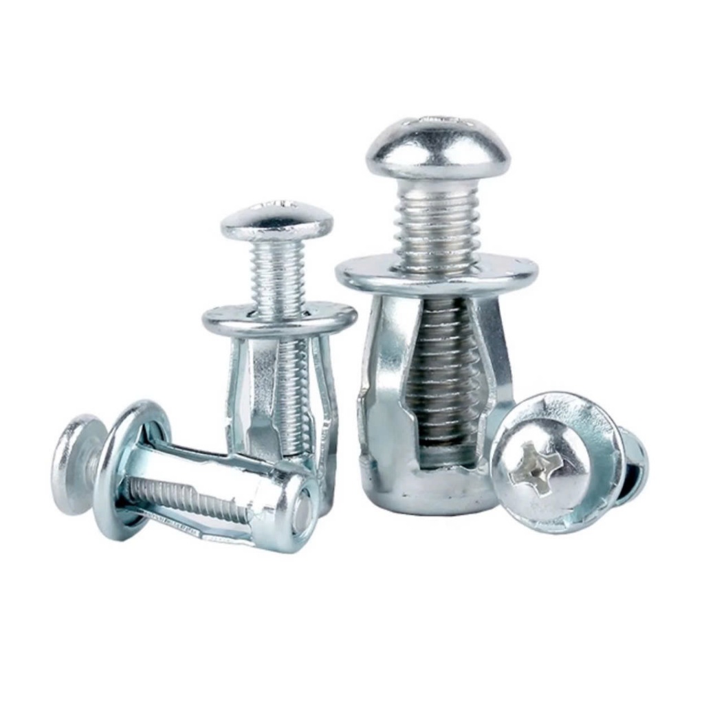 10 cái M4,M5,M6,M8 Đai ốc cánh hoa thép mạ M4-M8