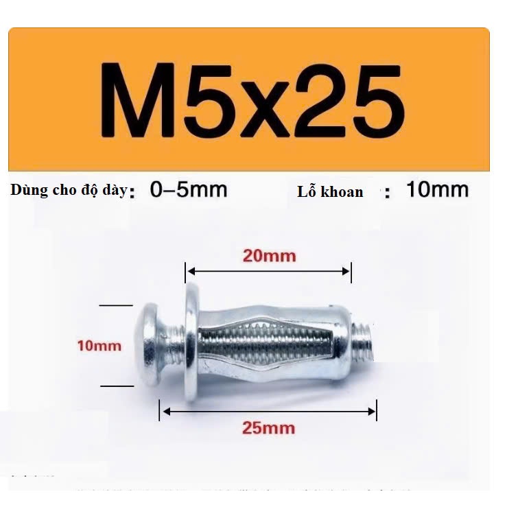 10 cái M4,M5,M6,M8 Đai ốc cánh hoa thép mạ M4-M8