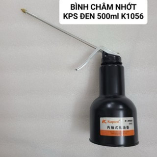 Bình châm nhớt vịt dầu sắt 350ml và 500ml K-1056 Kapusi, áp lực phun mạnh, chịu được va đập, Bh 12 tháng