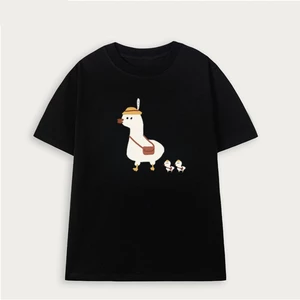 Áo thun nam nữ in hình VỊT CON VÀ MẸ ngộ nghĩnh chất liệu cotton thoáng mát mềm mịn tạo ra sự thoải mái TA273