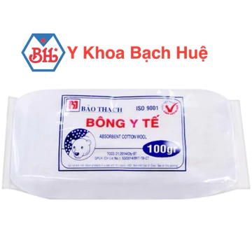 Bông gòn thấm y tế Bảo Thạch 25g, 50g,100g,sợi bông tự nhiên thấm hút tốt