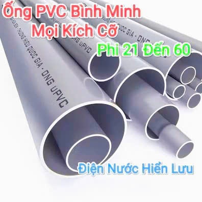(1M) Ống PVC Nhựa BÌNH MINH Ø21 Đến Ø60 - Bảo Hành Chính Hãng | Shopee ...