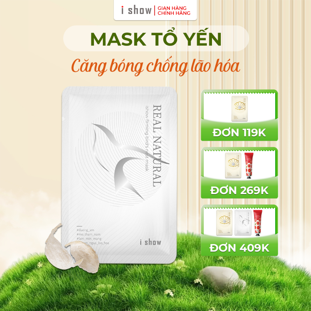 Ảnh Mặt Nạ Tổ Yến Collagen I SHOW Chống Lão Hóa Dưỡng Ẩm Chuyên Sâu Dành Cho Da Nám Tàn Nhang 1
