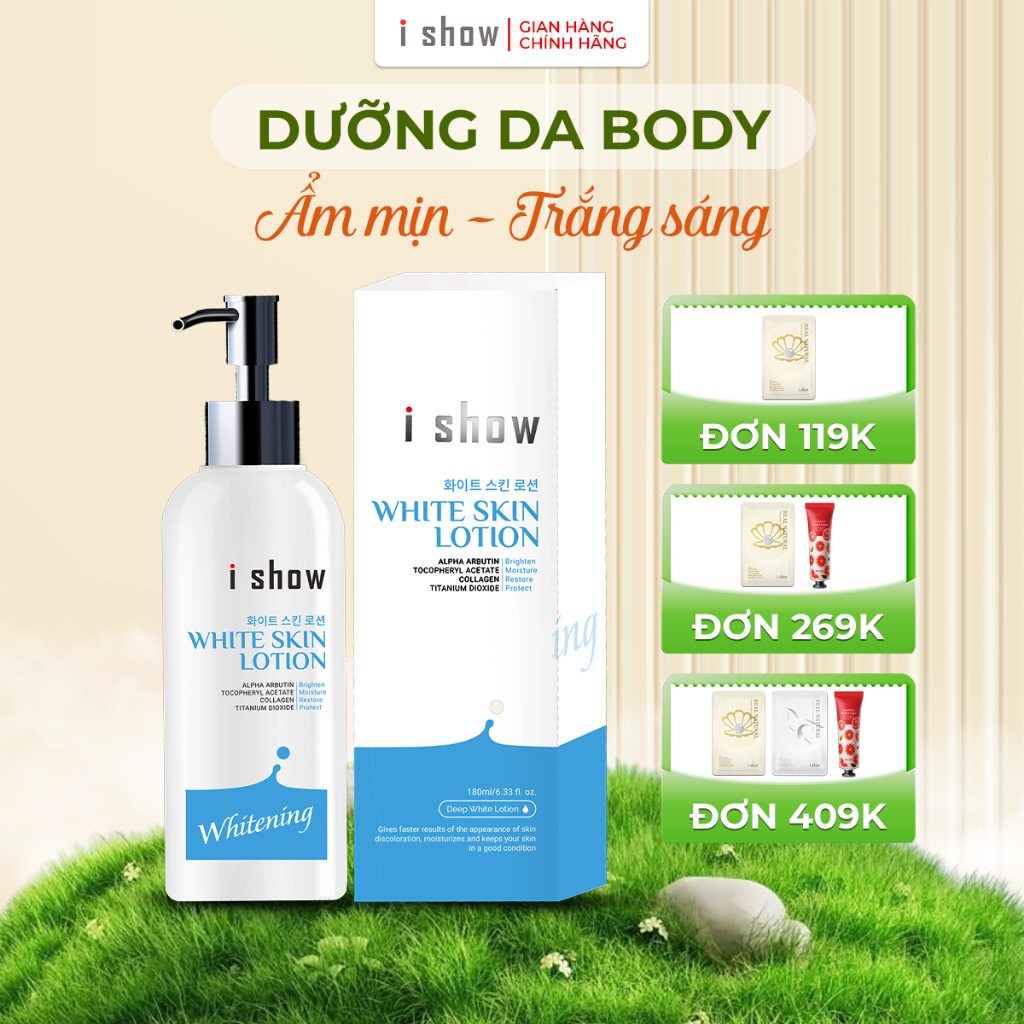 Ảnh Sữa Dưỡng Thể Trắng Da Body I SHOW Dưỡng Trắng Da Siêu Cấp Ẩm Làm Săn Chắc Phục Hồi Làn Da Body 1
