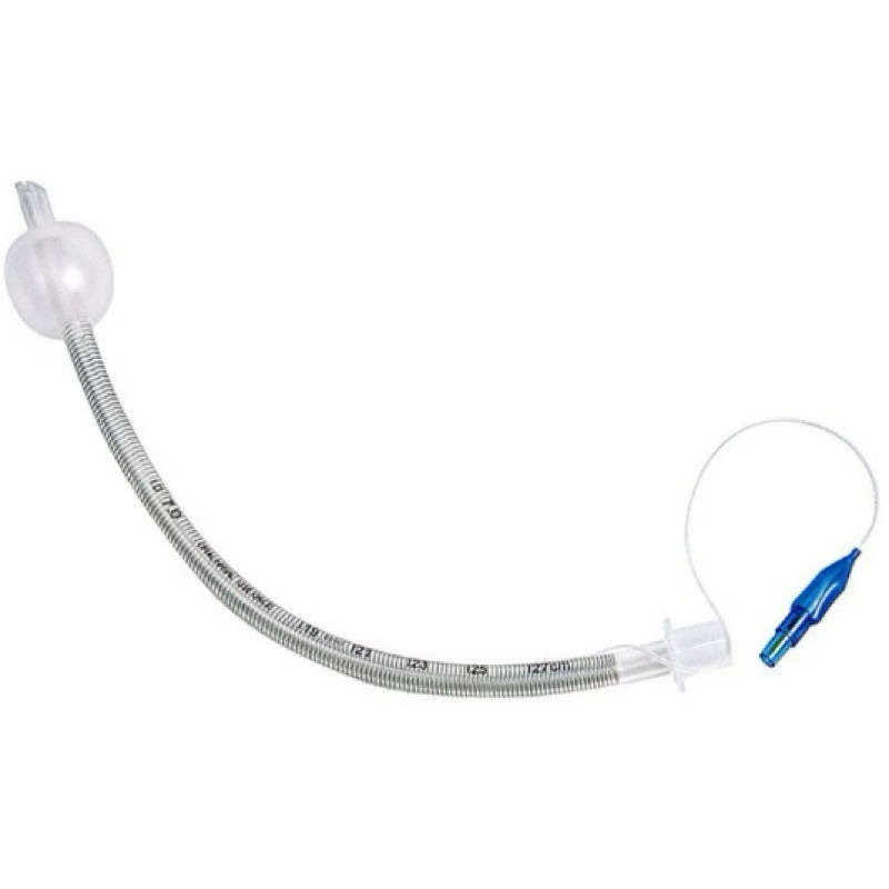 Ống đặt nội khí quản lò xo có bóng các số. Ống Nội Khí Quản Có Lò Xo Có Bóng Cuff Size 6.5/7/7.5 Chống Gập